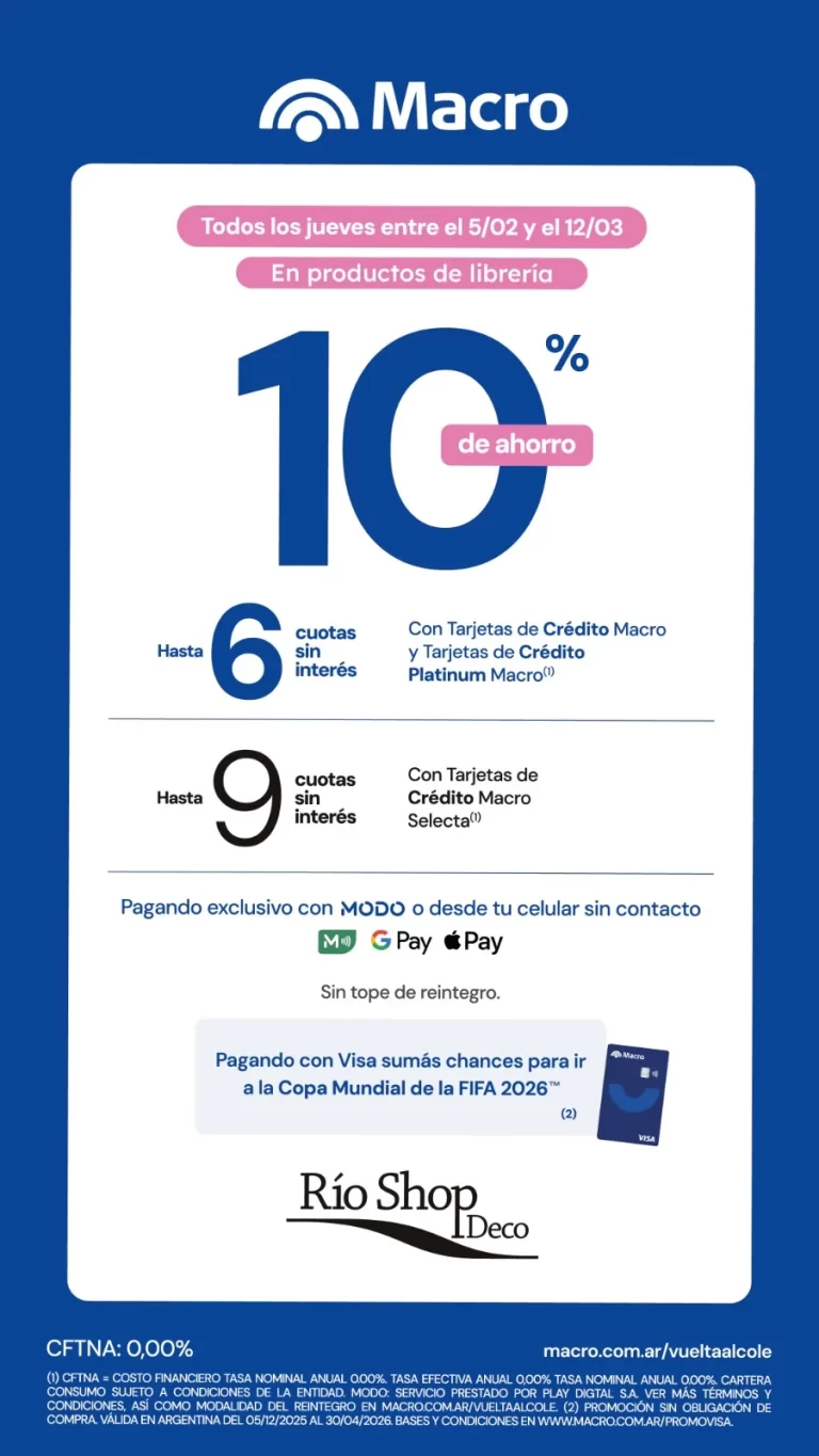 Banco Macro (promo escolar)